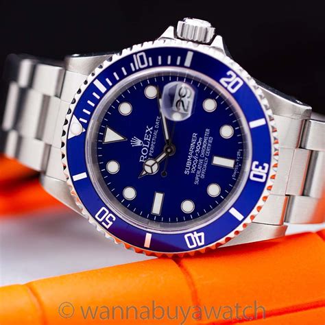 rolex 16610 mk1|rolex 16610 blue bezel.